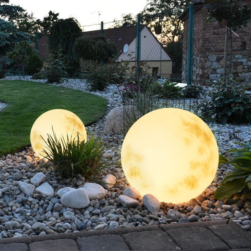 Brillo Celestial - Luces de Jardín Solares con Diseño de Luna para Decoración Exterior