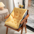 Cojín de Silla Acolchado Grueso con Soporte Lumbar
