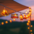 Iluminación Ambiental de Camping con Motivos de Tienda y Caravana LED