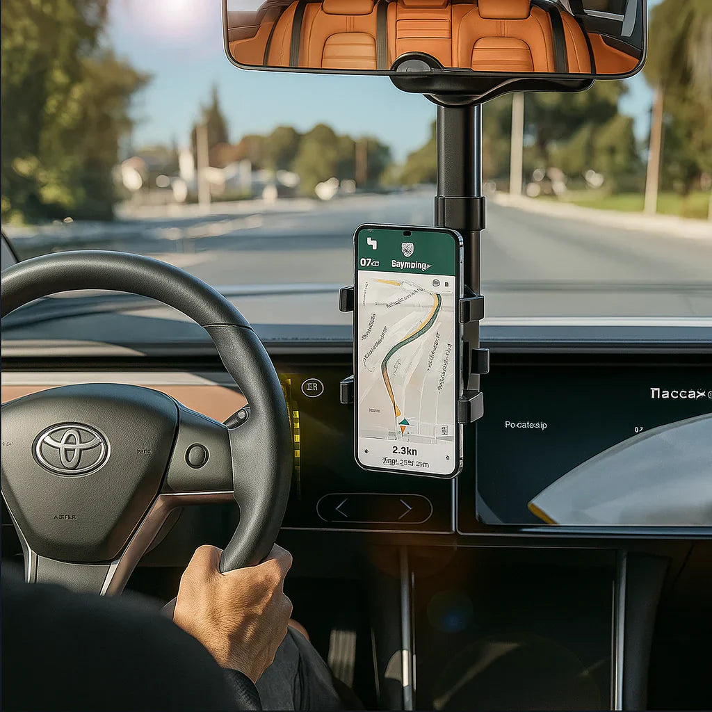 Soporte de teléfono rotativo 360° para coche