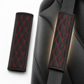 Almohadillas de Hombro para Cinturón de Seguridad de Cuero PU Acolchado Bowlift