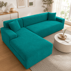 LOUNGEFIT – Funda de sofá a medida para sofás en forma de L