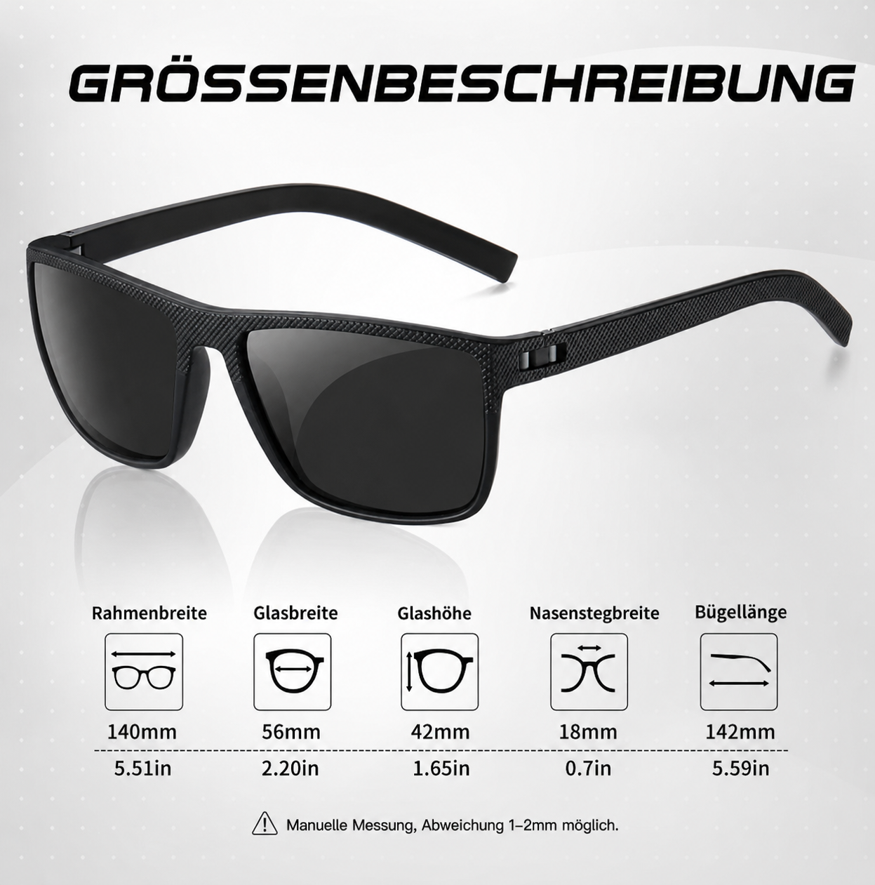 Gafas de sol polarizadas set de 3 UV400 | Brehn