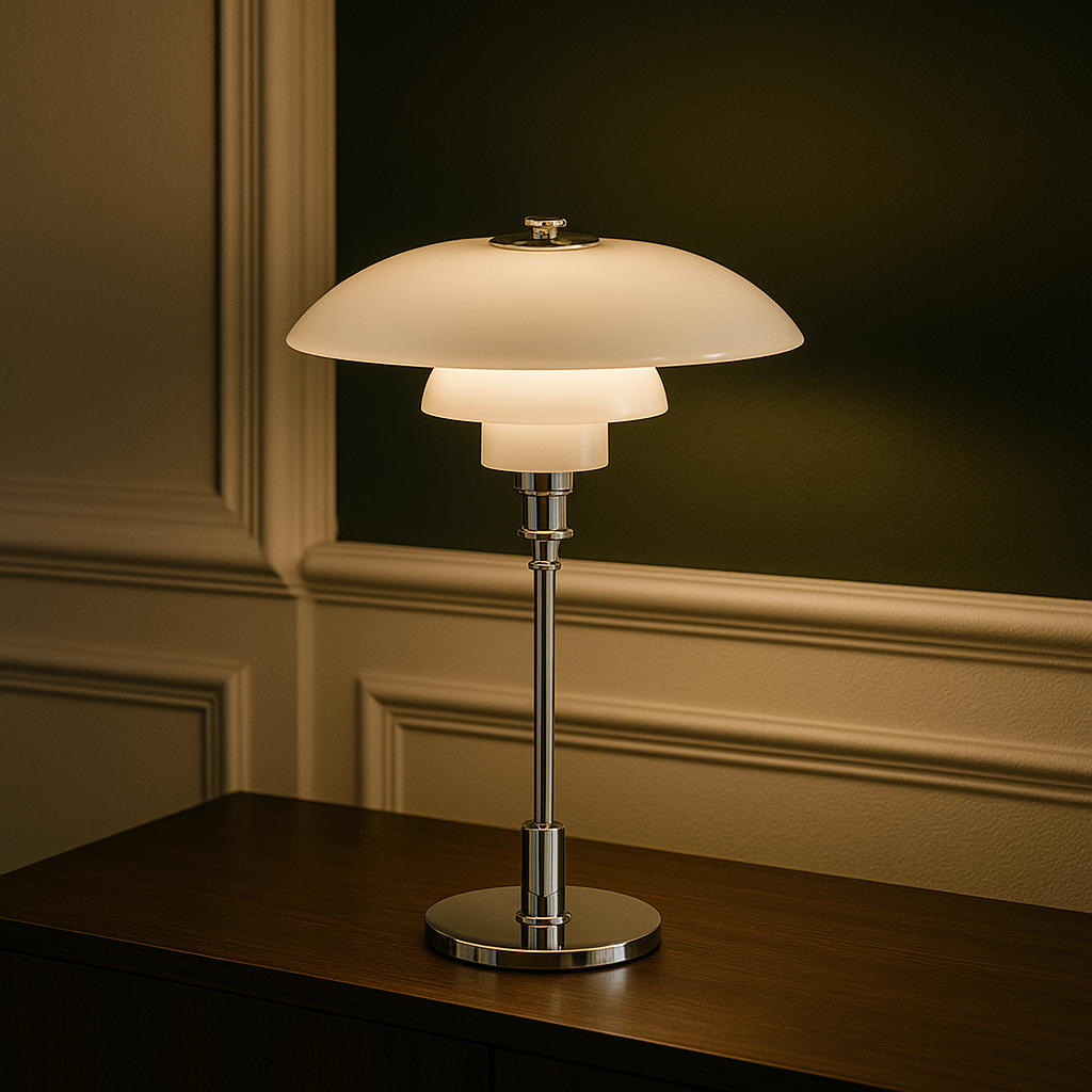 Aurivio | Lámpara de mesa de estilo retro