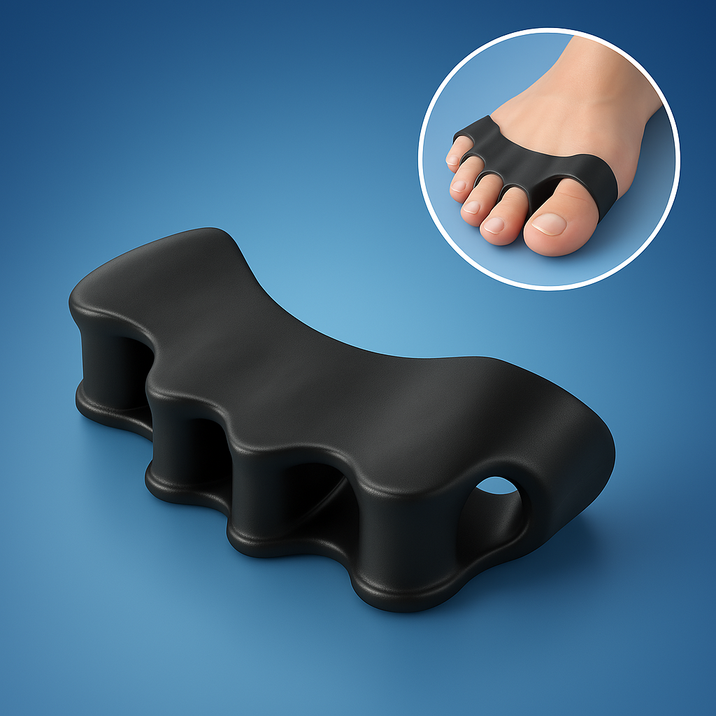 Separador de Dedos FlexAlign | Realineación de Dedos y Alivio del Dolor – Ideal para Juanetes - Dedos Superpuestos - y Comodidad en los Pies Kalsten