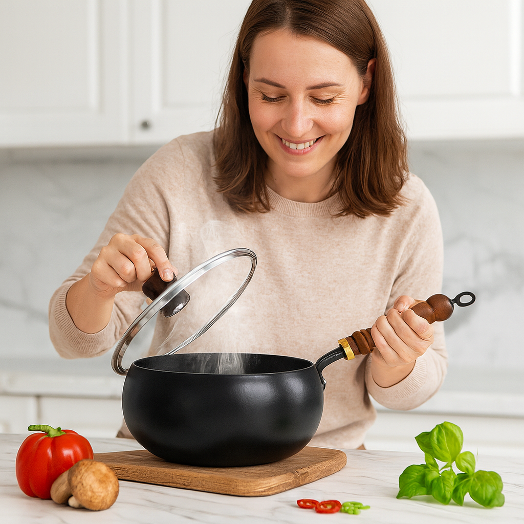 Stoviron – Olla de hierro fundido para una distribución uniforme del calor | 50% DESCUENTO