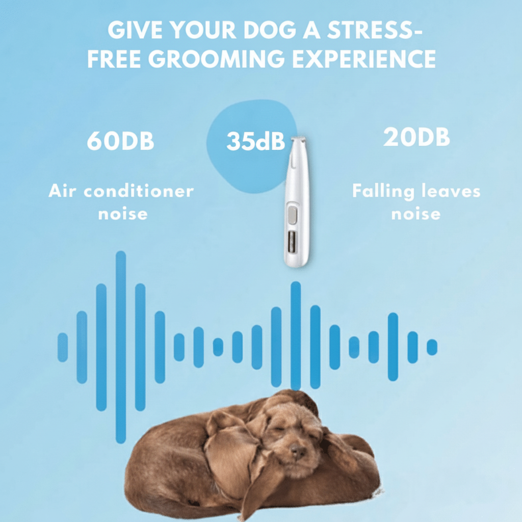 SILENTPET TRIMMER – Cortadora de perros silenciosa para un cuidado suave