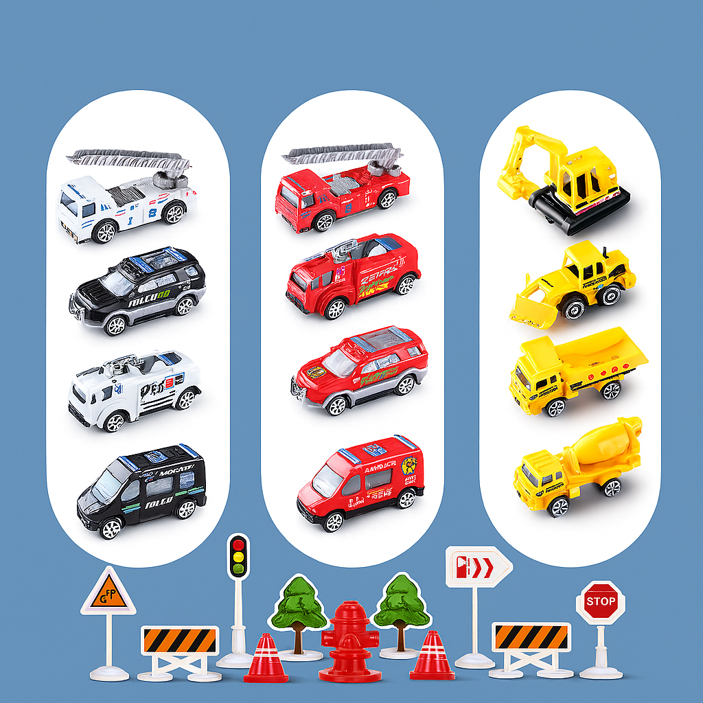 Conjunto de juego de aviones encantadores para niños