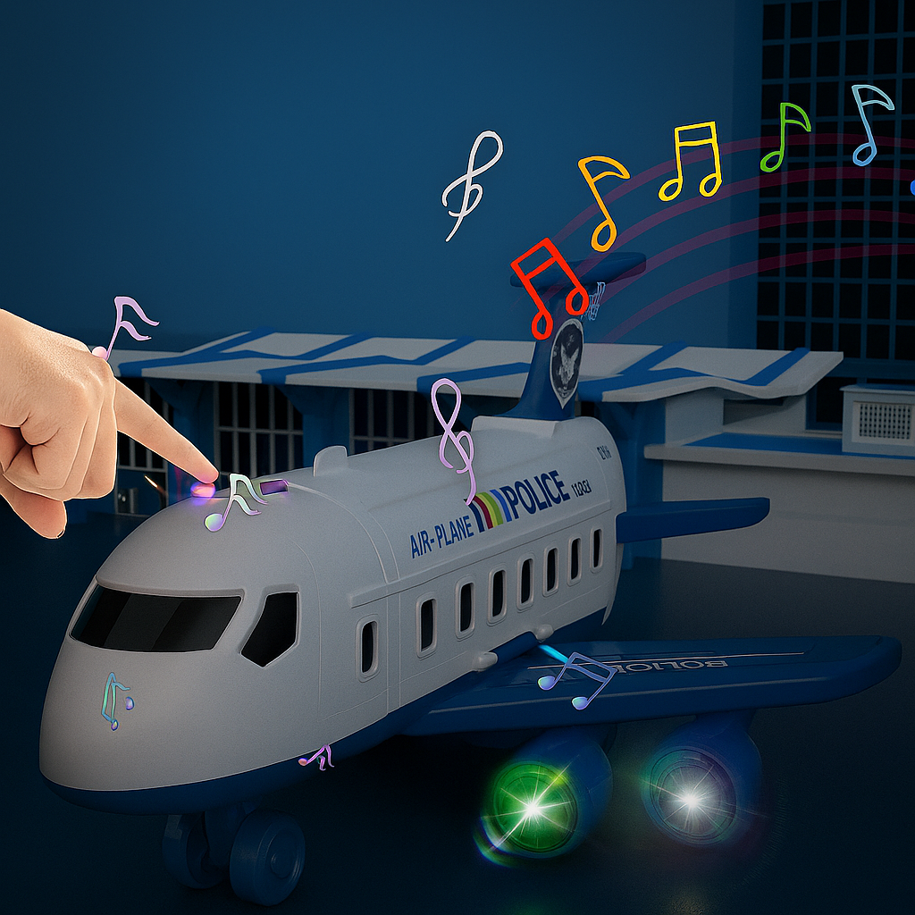 Conjunto de juego de aviones encantadores para niños
