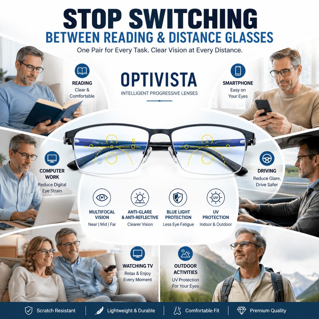 OPTIVISTA – Gafas para una Visión Clara a Todas las Distancias