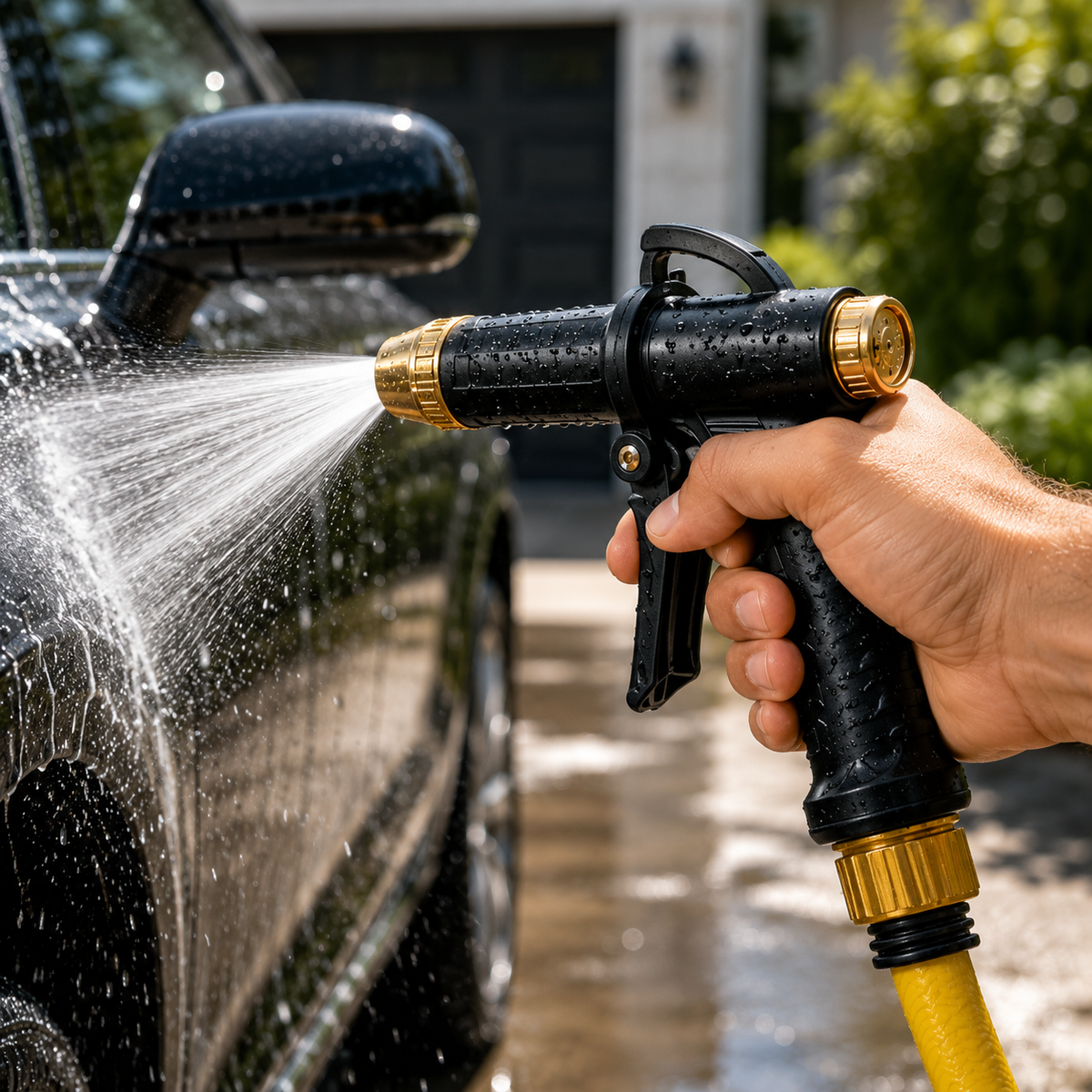 AQUAFORCE - Limpiador de Agua a Alta Presión para Jardín y Automóviles