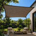 Red de protección solar HDPE para terraza y jardín