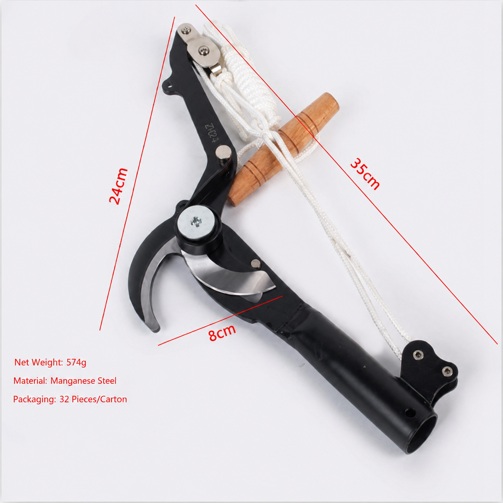 TREETRIM PRO - Podadora extensible de acero SK5 con mecanismo de polea doble