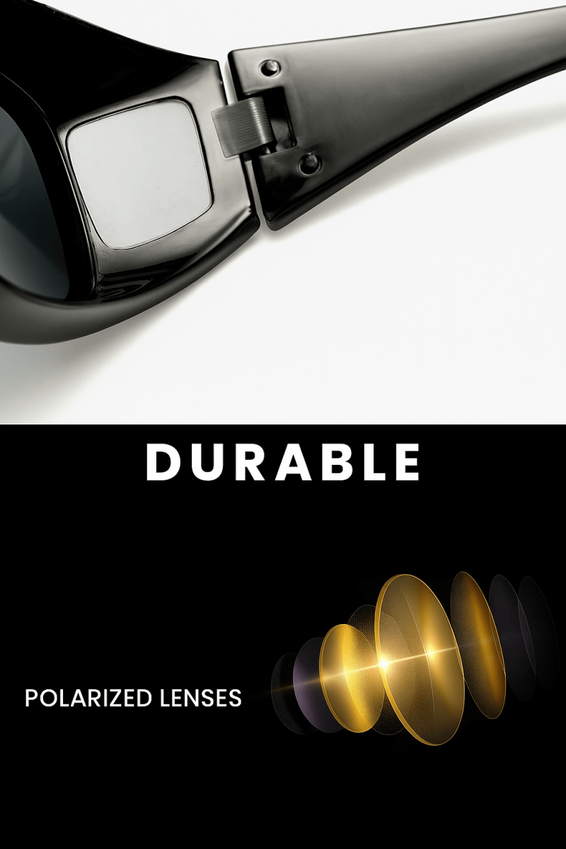 CLARIVUE – Gafas nocturnas con lentes HD y protección contra deslumbramiento para una conducción segura de noche