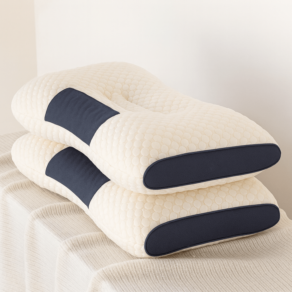 SPINECARE – Cojín ortopédico ergonómico para soporte de cuello y espalda