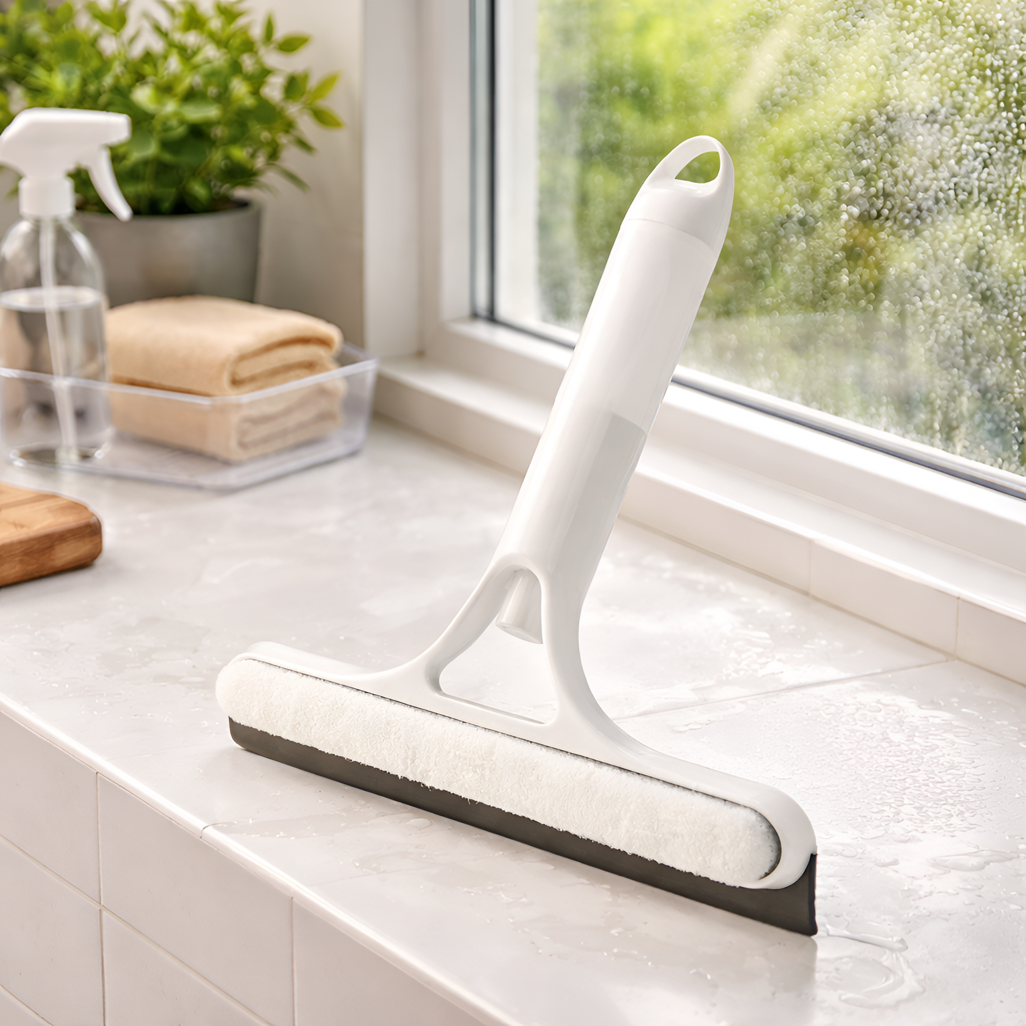 Apolline - Limpiacristales Doble Cara con Dispensador de Spray