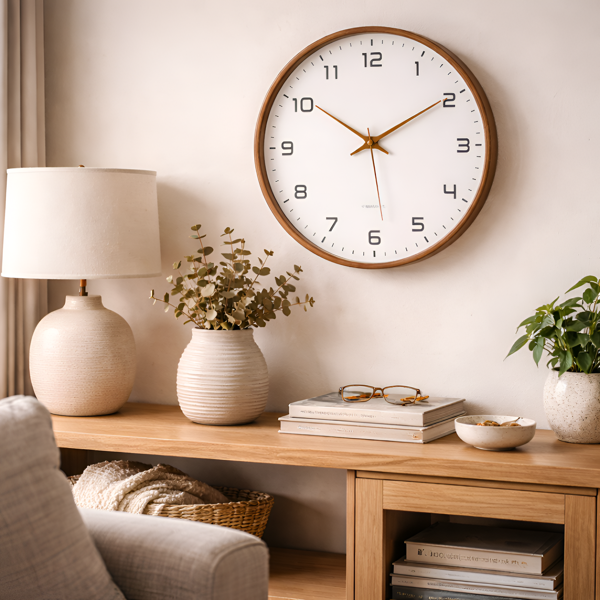 Thiago - Reloj de Pared Silencioso