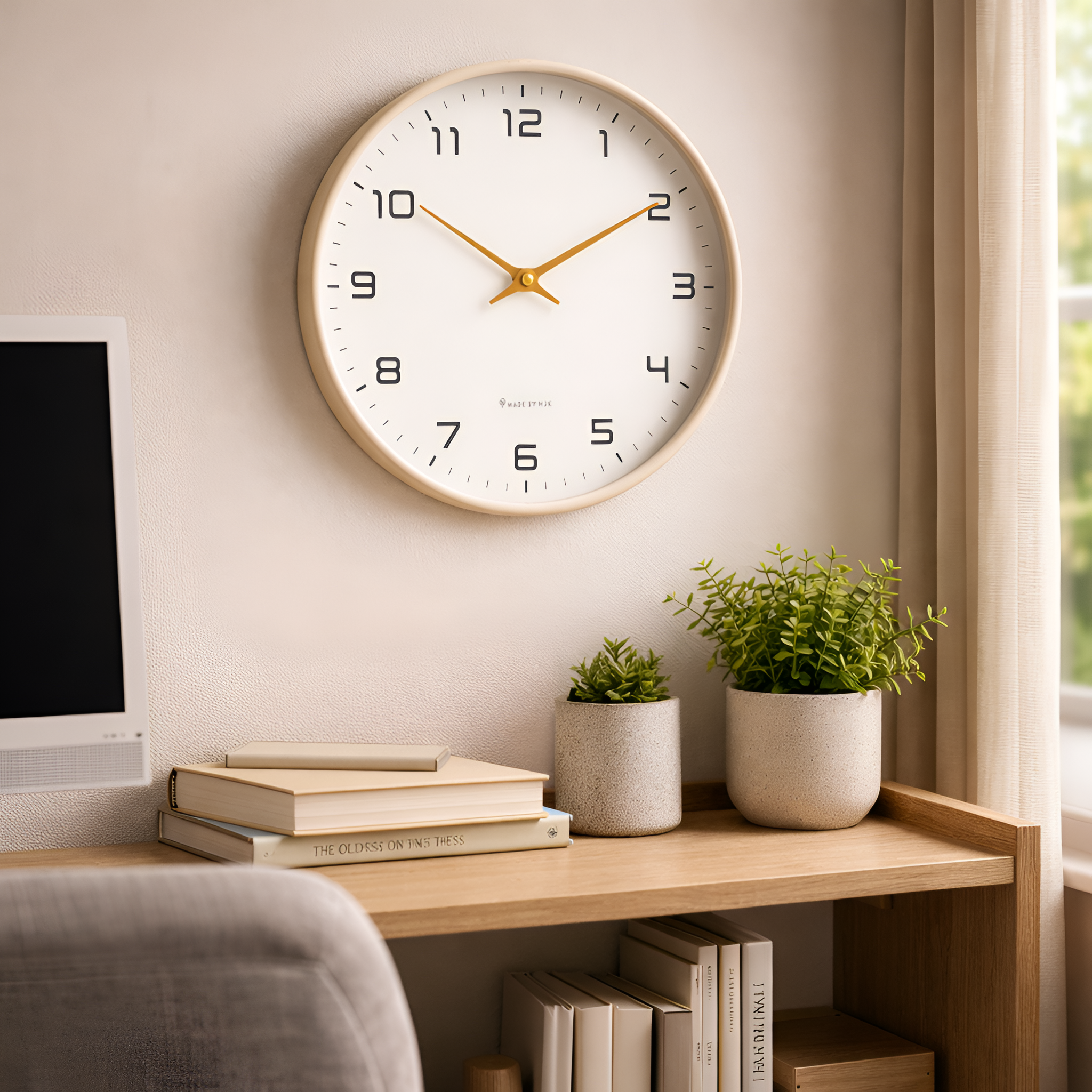 Thiago - Reloj de Pared Silencioso