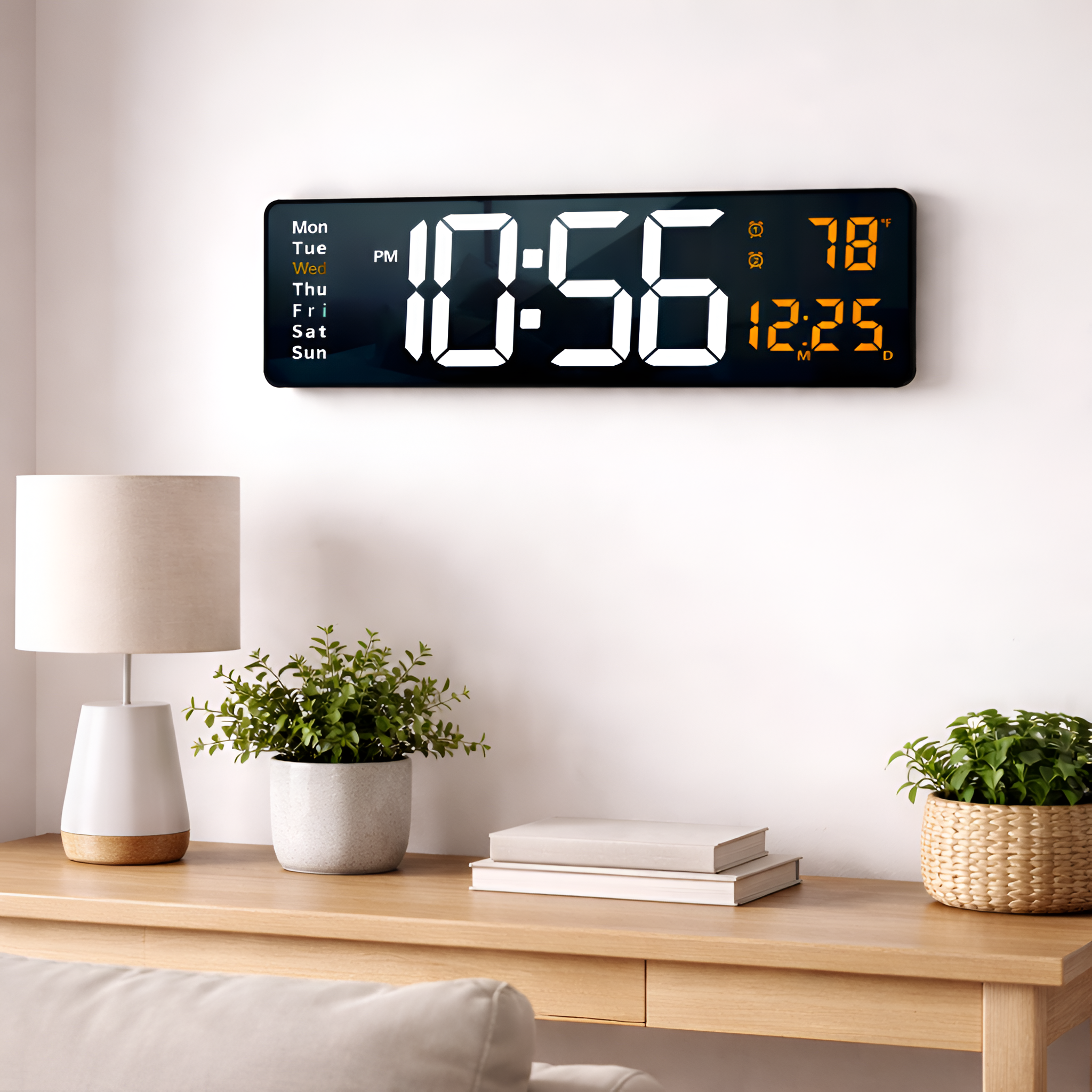 Joram - Reloj de pared digital pantalla grande