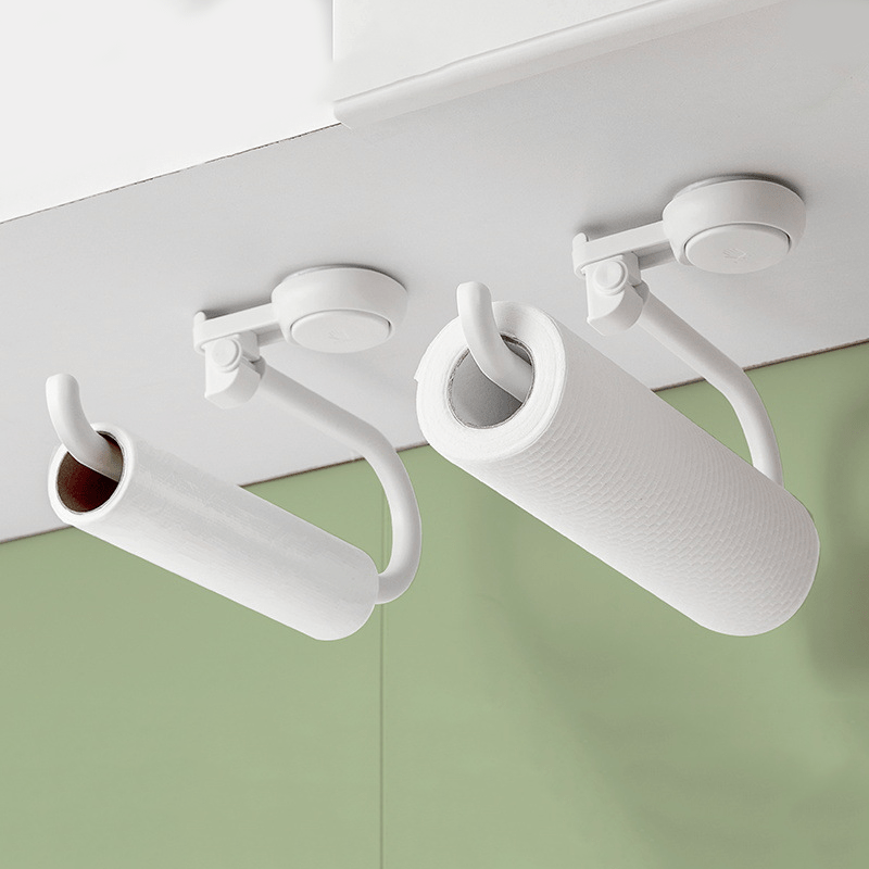 ROLLFIX - Soporte para papel higiénico de acero inoxidable sin taladrar, con fuerte succión para una instalación segura y sin daños en el baño