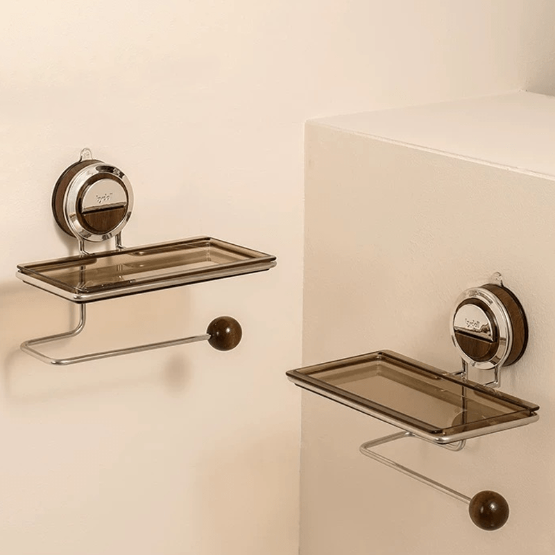 ROLLFIX - Soporte para papel higiénico de acero inoxidable sin taladrar, con fuerte succión para una instalación segura y sin daños en el baño
