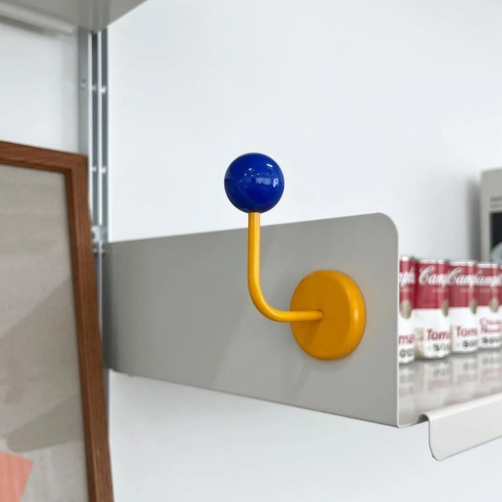 Ganchos de Bola de Madera Magnética Colorida para Almacenamiento en el Hogar