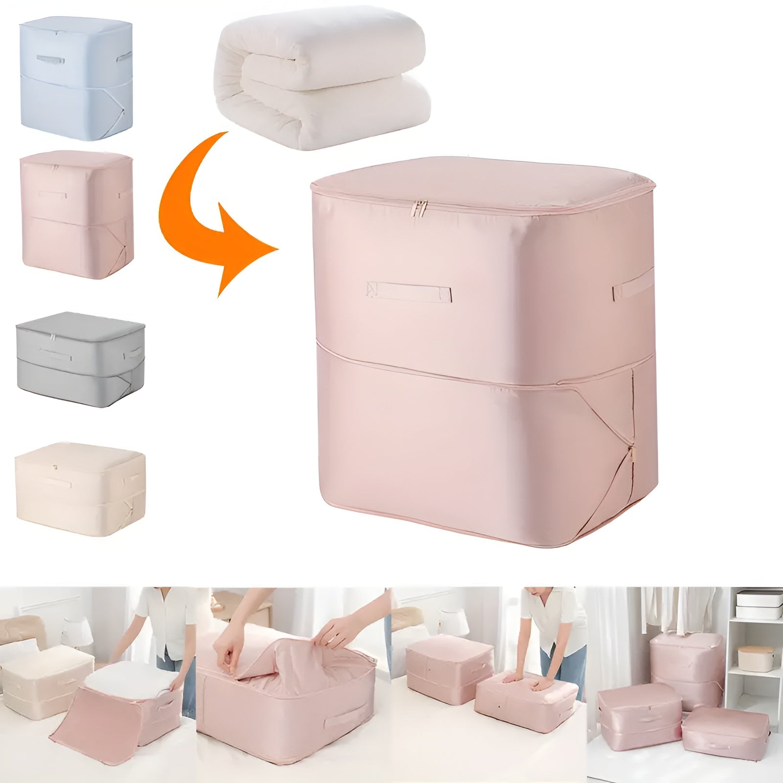 Bolsa de Compresión para Empacar - Almacenamiento para Viajes y Hogar