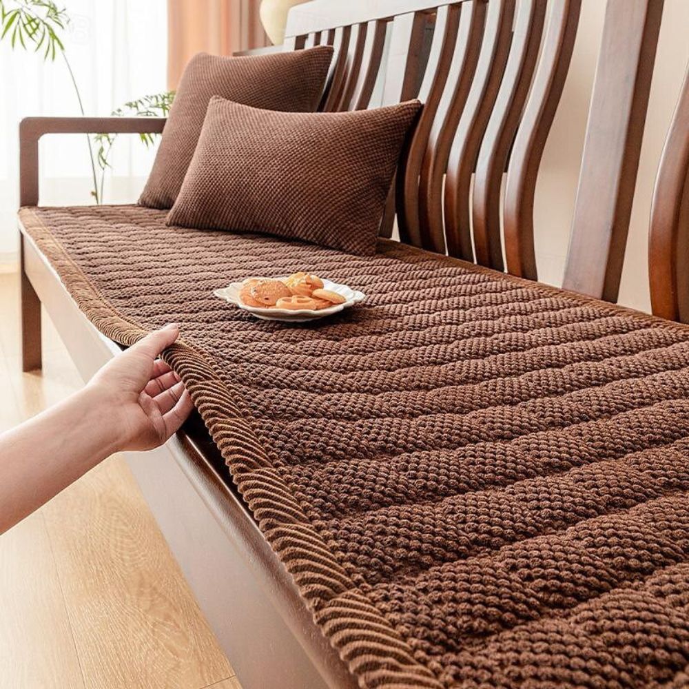 Funda de Asiento de Sofá de Terciopelo