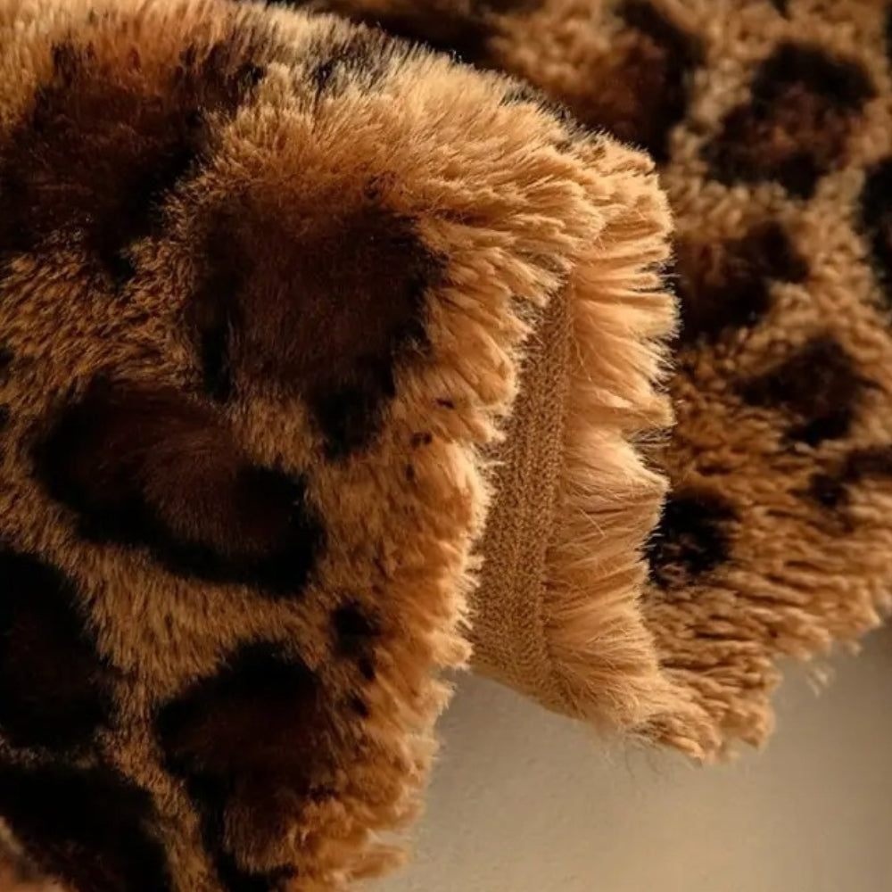Funda de Sofá de Leopardo Acogedora