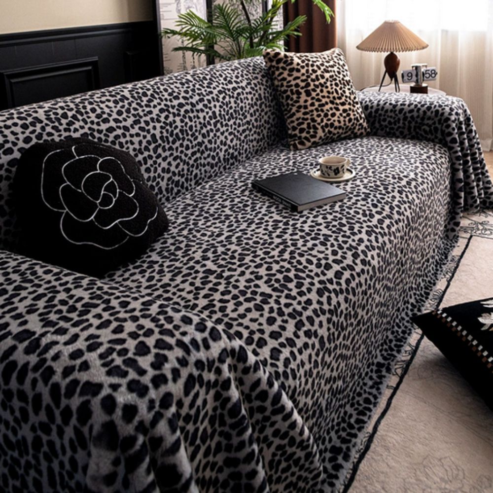 Funda de Sofá de Leopardo Acogedora
