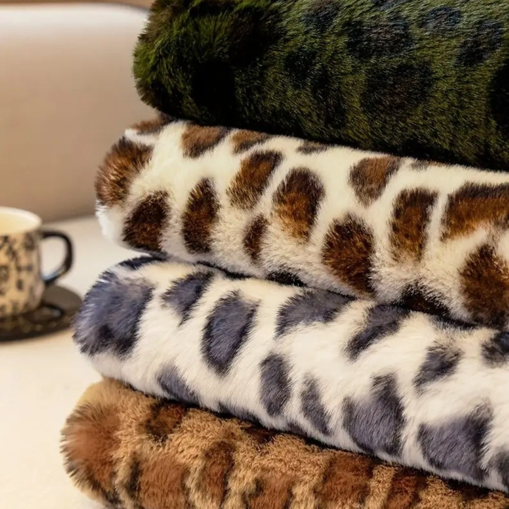 Funda de Sofá de Leopardo Acogedora