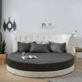 Sábana suave con goma elástica – diseño redondo y material cómodo – perfecta para un dormitorio acogedor