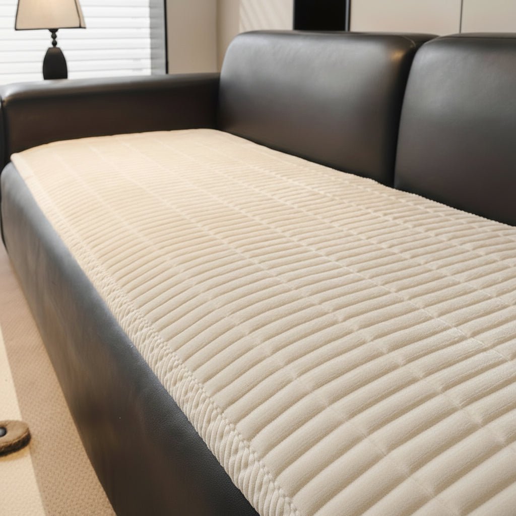 FURNIGUARD - Funda de sofá de microfibra acolchada diseñada para una protección óptima del mobiliario, resistencia a mascotas y mayor comodidad en la sala de estar