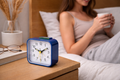 Reloj Despertador Silencioso y Pacífico – Sin Tic-Tac, Luz Suave para Despertar, Función de Snooze