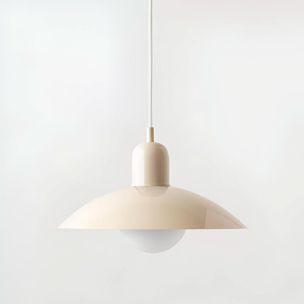 BowLift | Lámpara Colgante Macaron Bauhaus Moderna – Pantalla de Hierro