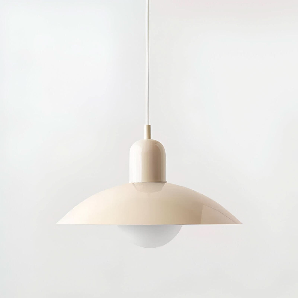 BowLift | Lámpara Colgante Macaron Bauhaus Moderna – Pantalla de Hierro