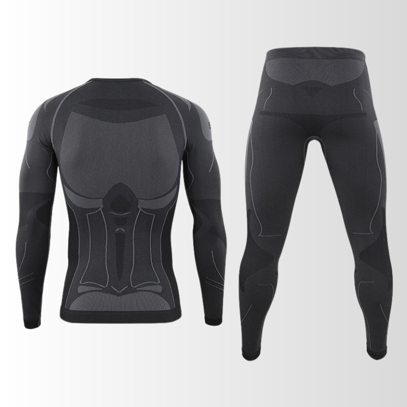 WarmFlex | Conjunto de ropa térmica para hombres | Comodidad sin costuras | Ajuste excelente | Transpirable y regulador de humedad