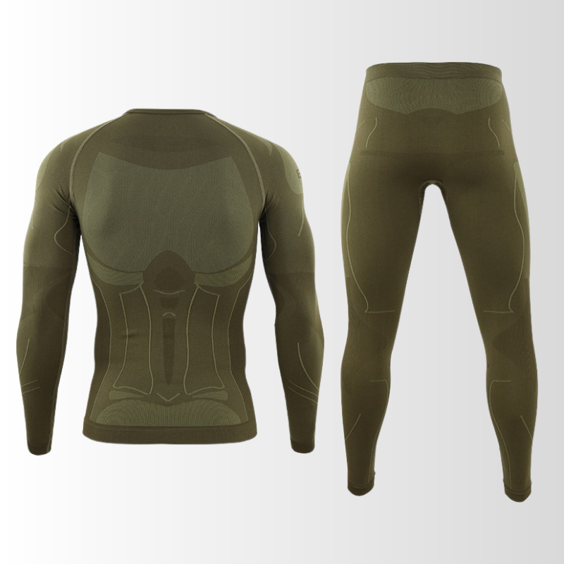 WarmFlex | Conjunto de ropa térmica para hombres | Comodidad sin costuras | Ajuste excelente | Transpirable y regulador de humedad