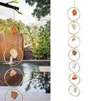 Decoración de pared de 7 Chakras de piedras preciosas