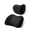 Nilo - Set de cojines reposacabezas y soporte lumbar para coche