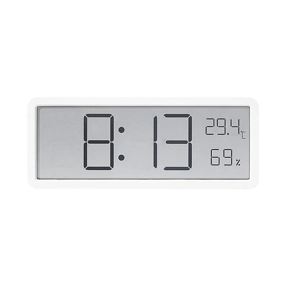 Reloj de Pared Digital con Pantalla – Reloj Moderno para Pared en Salón, Muestra Temperatura y Fecha, Diseño Minimalista