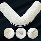 Almohada en Rodillo para el Cuello Hecha de Espuma de Memoria