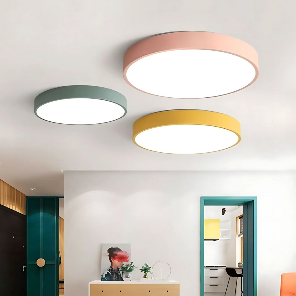 Avela | Lámpara de techo LED redonda de madera