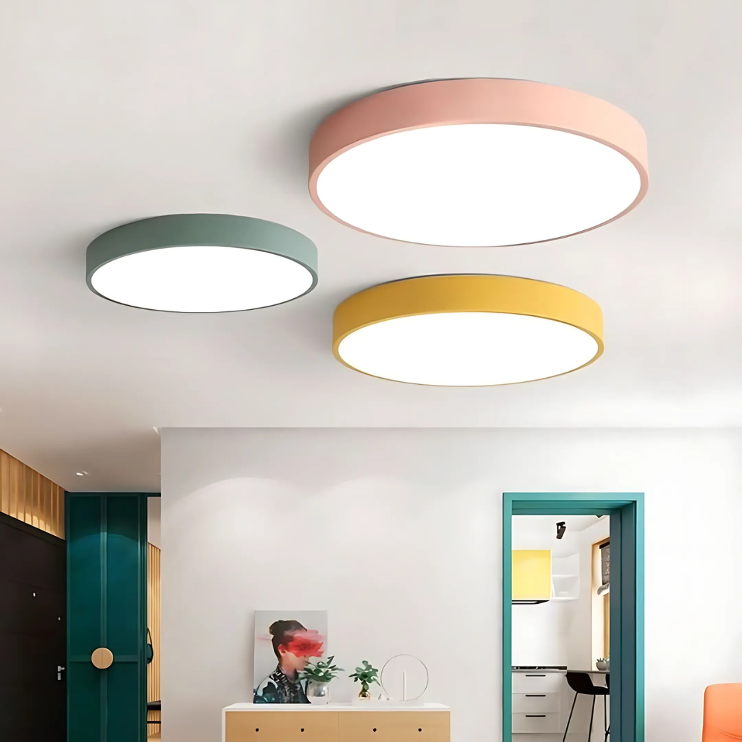 Avela | Lámpara de techo LED redonda de madera