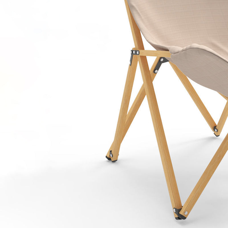 Silla de camping plegable de tela Oxford industrial contemporánea con respaldo para terraza exterior | Brehn