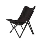 Silla de camping plegable de tela Oxford industrial contemporánea con respaldo para terraza exterior
