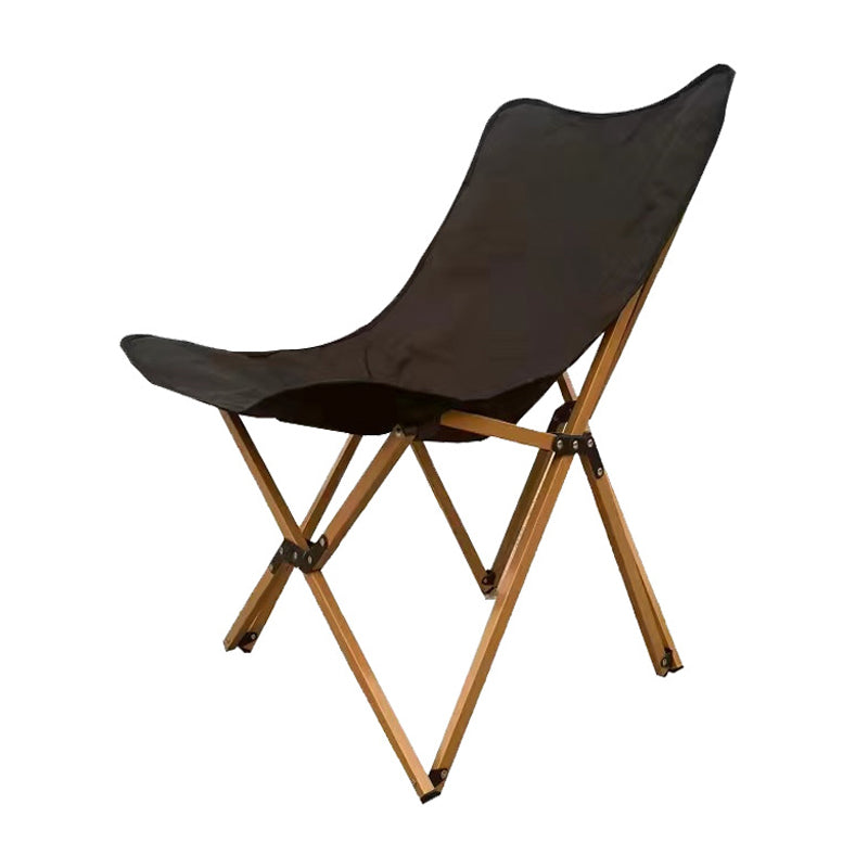 Silla de camping plegable de tela Oxford industrial contemporánea con respaldo para terraza exterior | Brehn