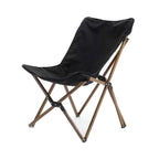 Silla de camping plegable de tela Oxford industrial contemporánea con respaldo para terraza exterior