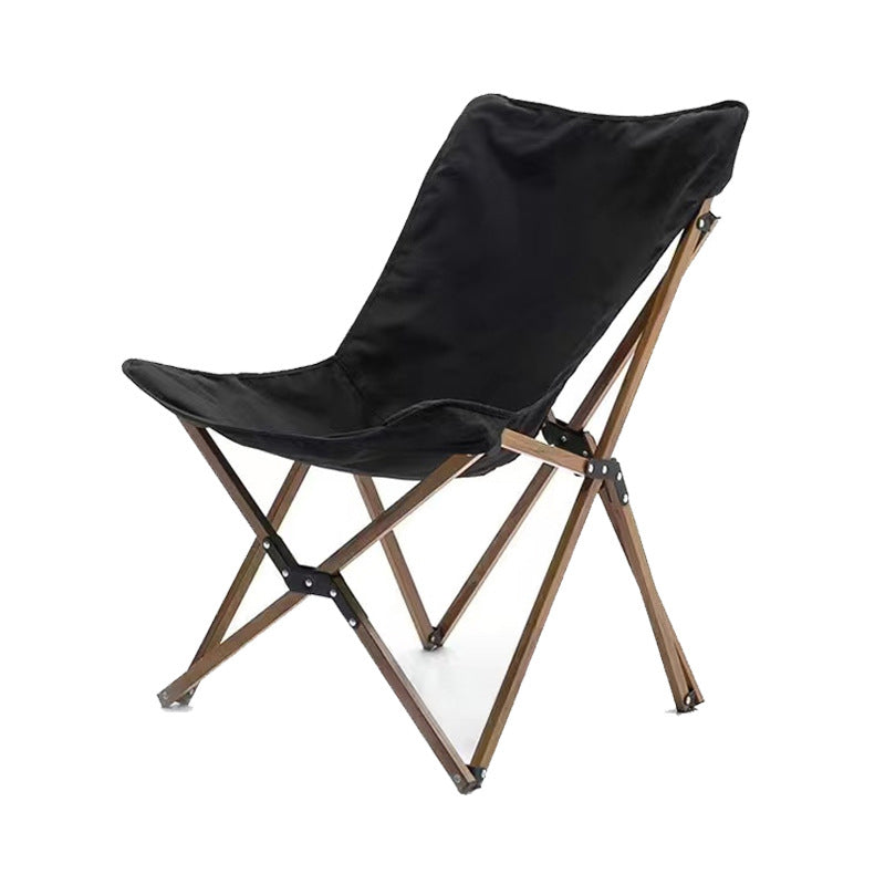 Silla de camping plegable de tela Oxford industrial contemporánea con respaldo para terraza exterior | Brehn