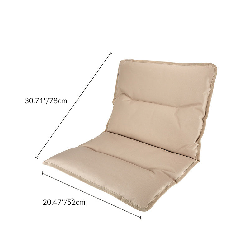 Silla de Camping Exterior Rectangular Minimalista Moderna de Acero al Carbono, Material de Aluminio, Madera de Haya, Tela Oxford, PET, Plegable, Portátil, Desmontable con Respaldo y Descansabrazos para el Jardín | Brehn